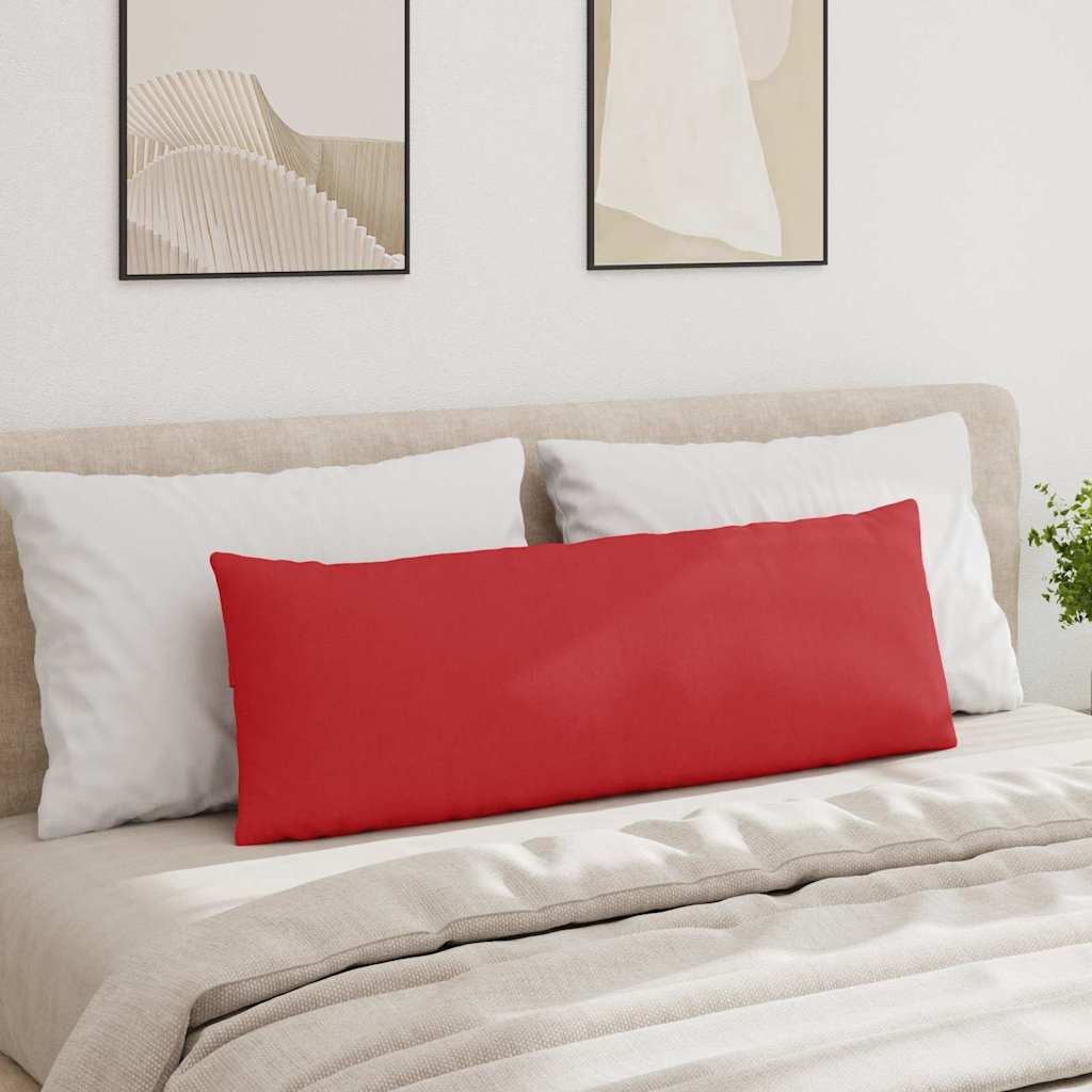 Kanapé párnák 2 pcs Piros 120 x 40 cm szövet