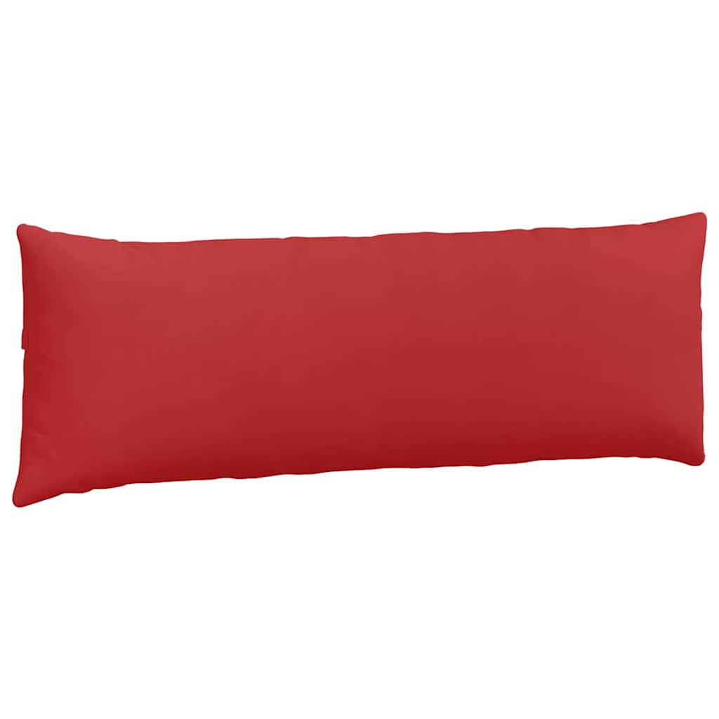Kanapé párnák 2 pcs Piros 120 x 40 cm szövet