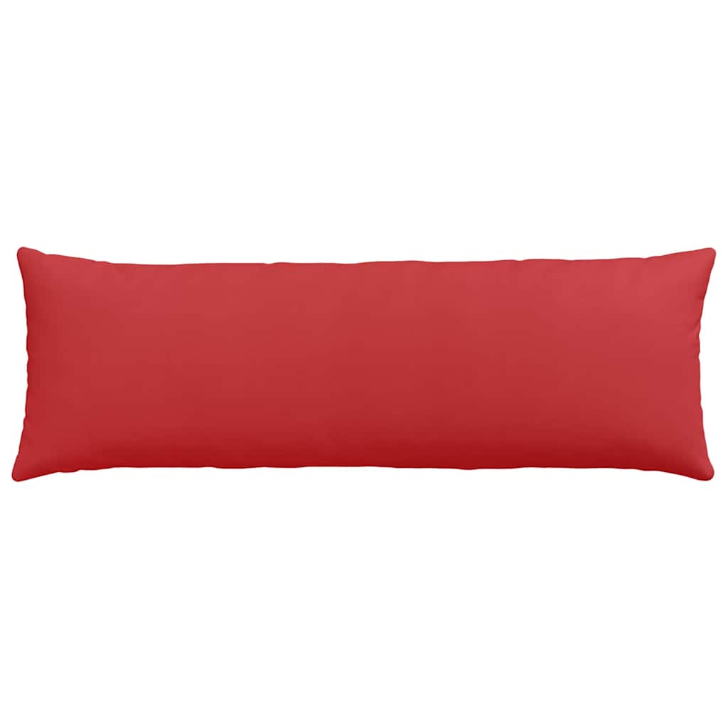 Kanapé párnák 2 pcs Piros 120 x 40 cm szövet