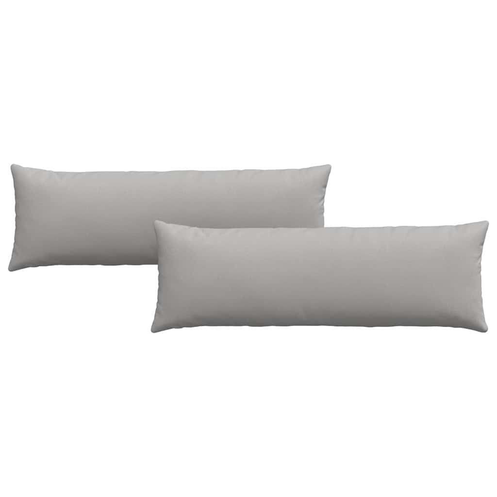 Kanapé párnák 2 pcs Felhőszürke 120 x 40 cm szövet