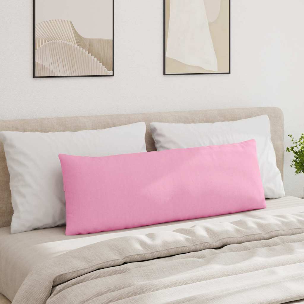 Kanapé párnák 2 pcs Rózsaszín 120 x 40 cm szövet