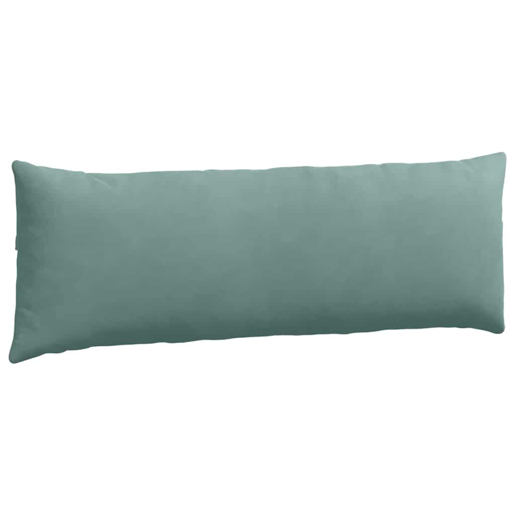 Kanapé párnák 2 pcs Tengeri Zöld 120 x 40 cm Bársonyos szövet