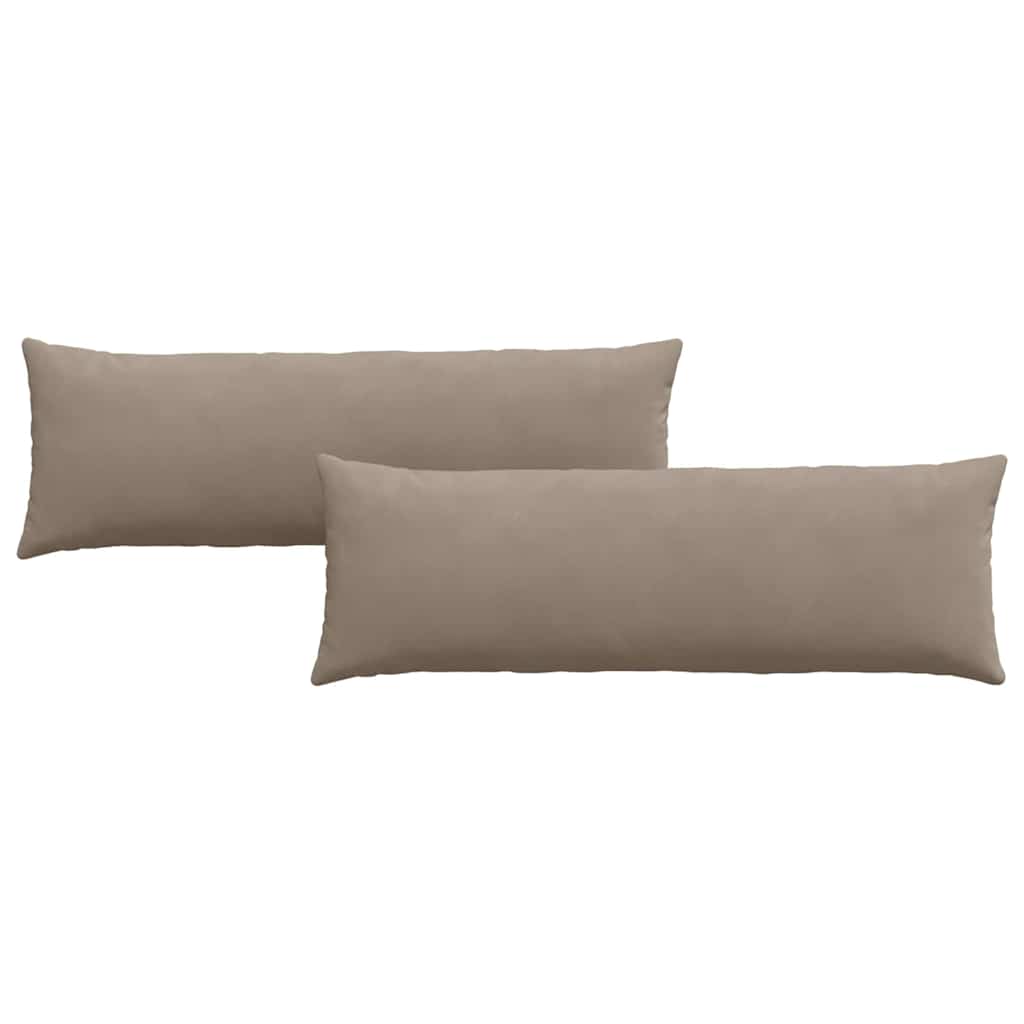 Kanapé párnák 2 pcs Tópszínű 120 x 40 cm szövet