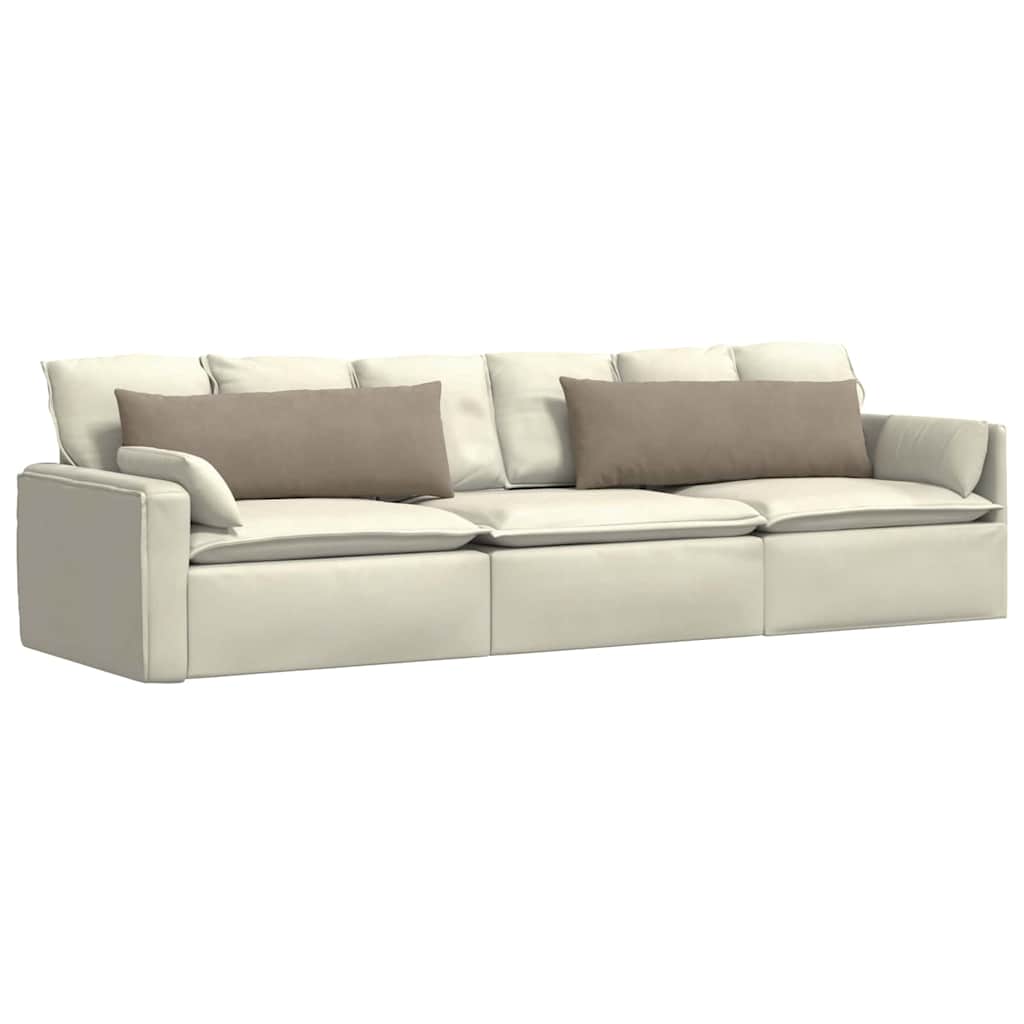 Kanapé párnák 2 pcs Tópszínű 120 x 40 cm szövet