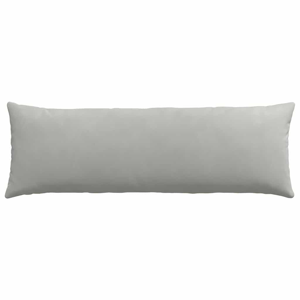Kanapé párnák 2 pcs Világosszürke 120 x 40 cm szövet