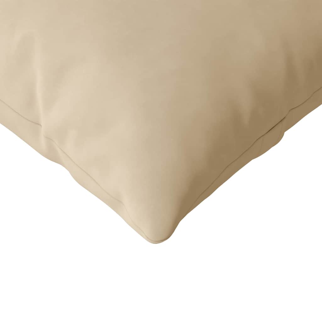 Kanapé párnák 2 pcs Krém 120 x 40 cm szövet