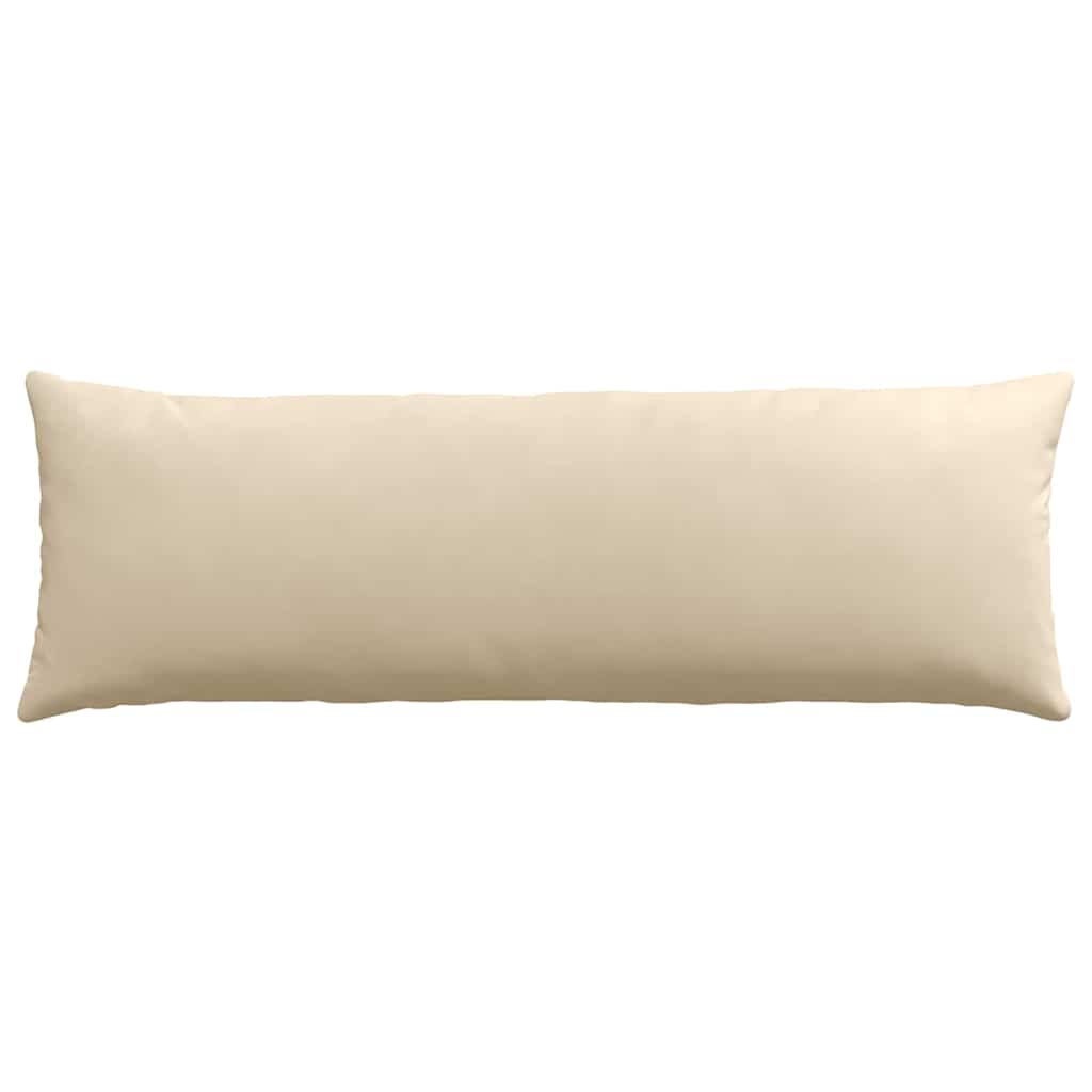 Kanapé párnák 2 pcs Krém 120 x 40 cm szövet