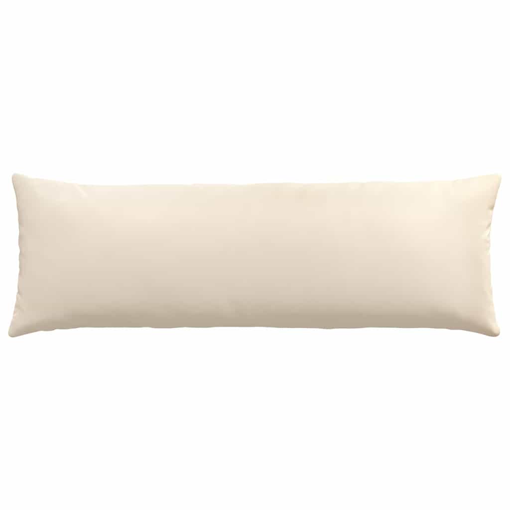 Kanapé párnák 2 pcs Bézs 120 x 40 cm szövet