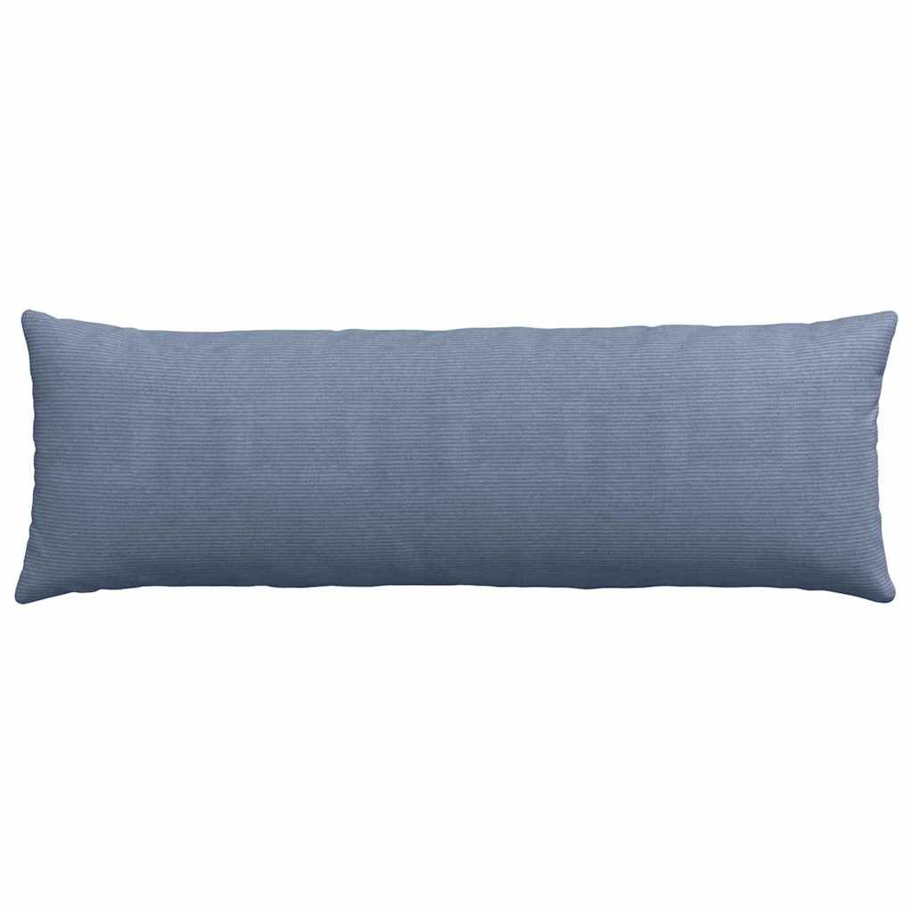 Kanapé párnák 2 pcs Kék 120 x 40 cm Bársonyos szövet