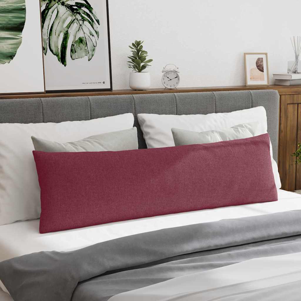 Kanapé párnák 2 pcs Bordó 145 x 40 cm szövet