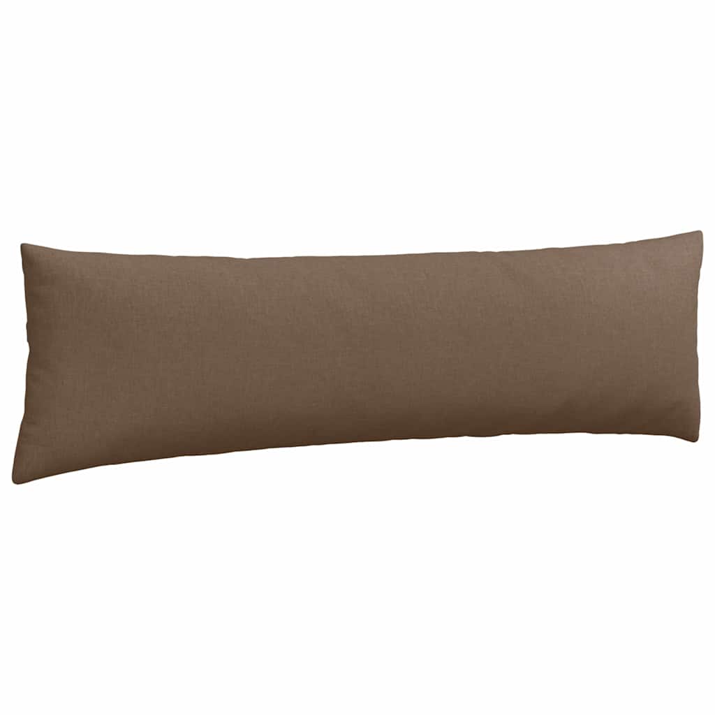 Kanapé párnák 2 pcs Barna 145 x 40 cm szövet