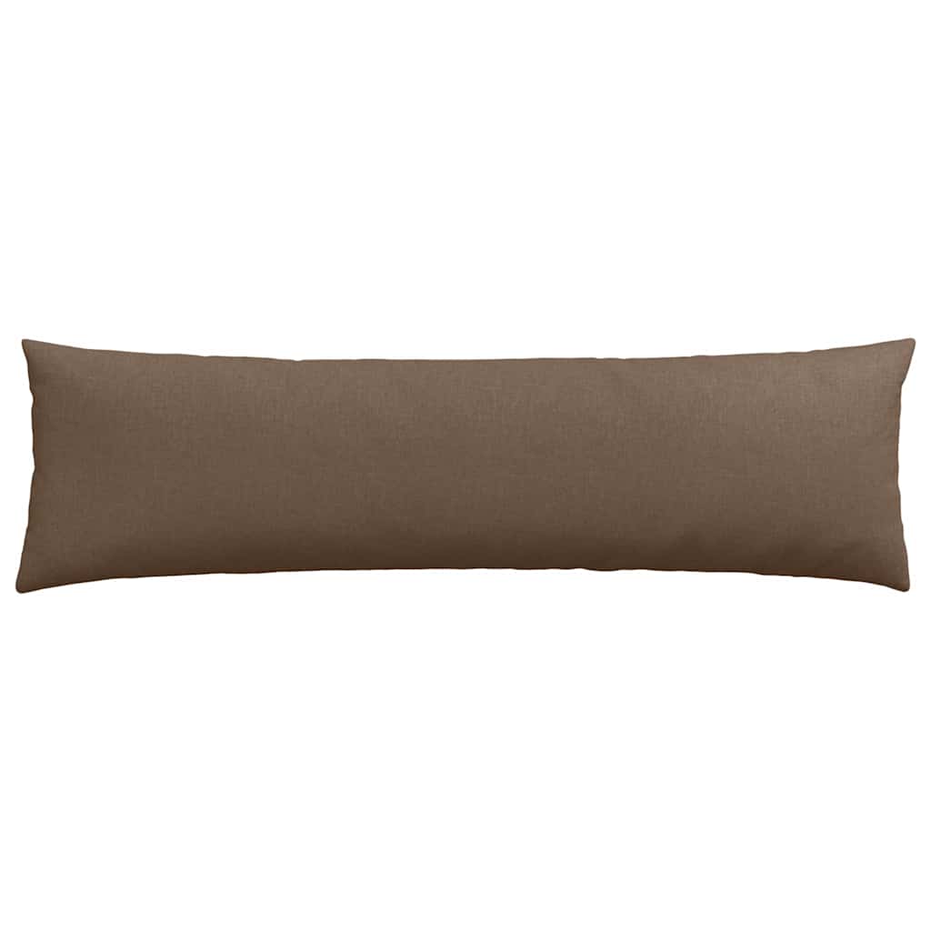 Kanapé párnák 2 pcs Barna 145 x 40 cm szövet