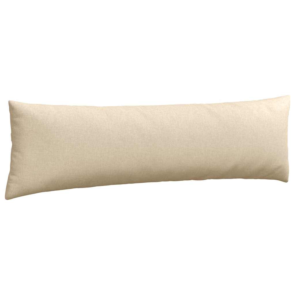 Kanapé párnák 2 pcs Krém 145 x 40 cm szövet