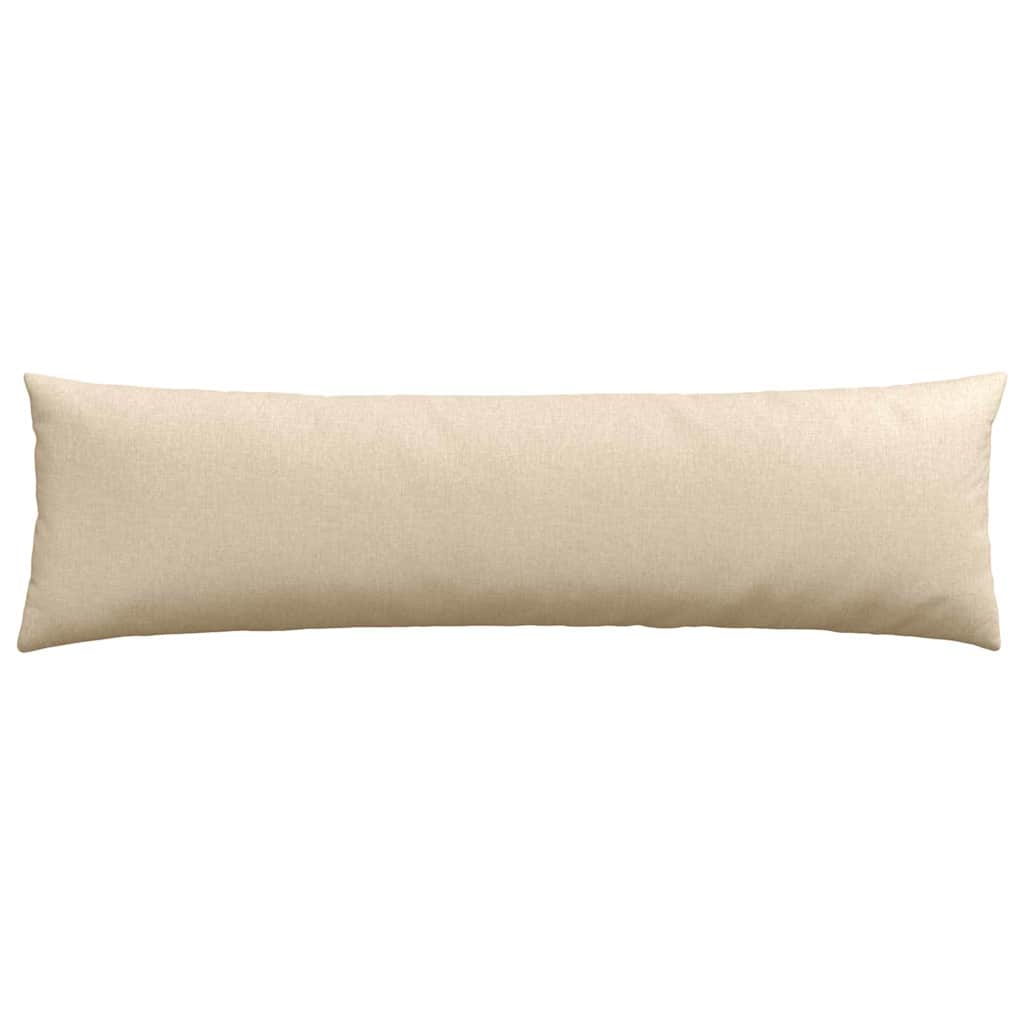 Kanapé párnák 2 pcs Krém 145 x 40 cm szövet