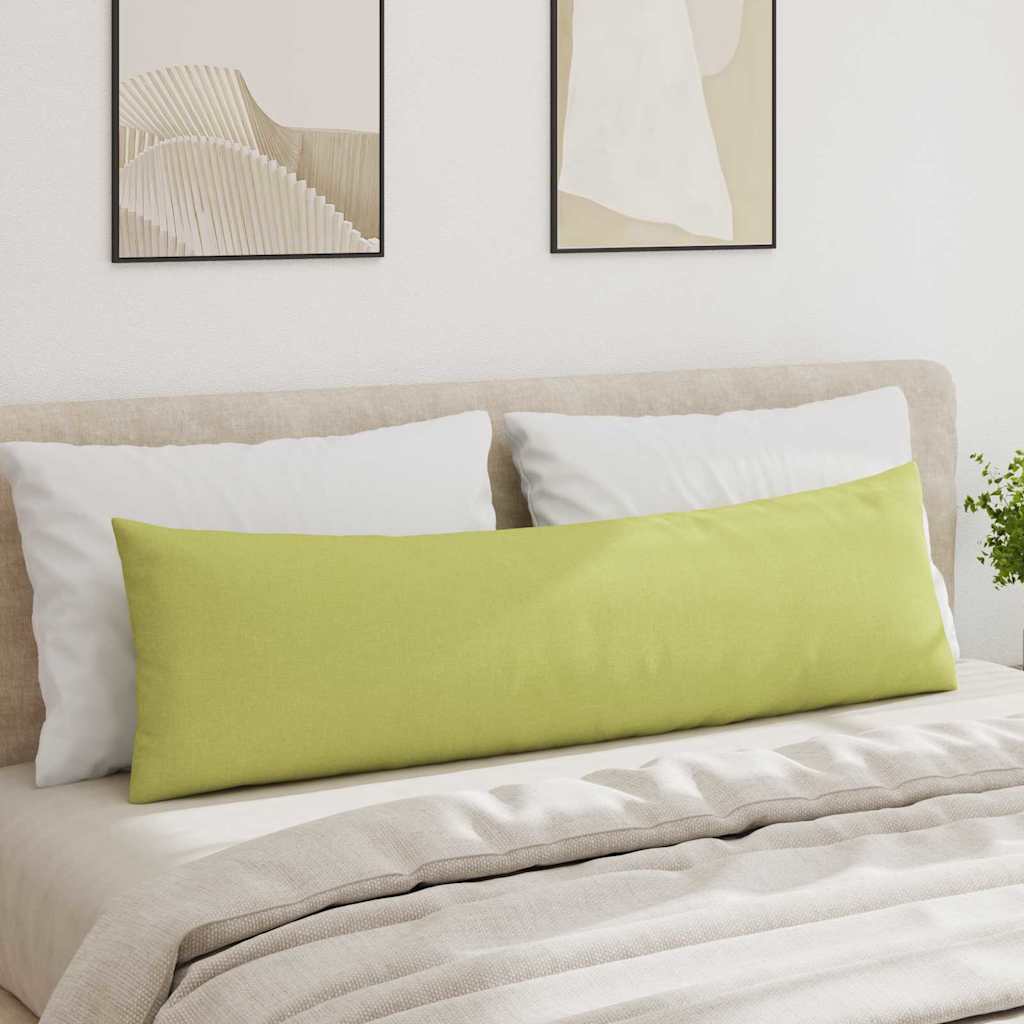 Kanapé párnák 2 pcs Világos zöld 145 x 40 cm szövet