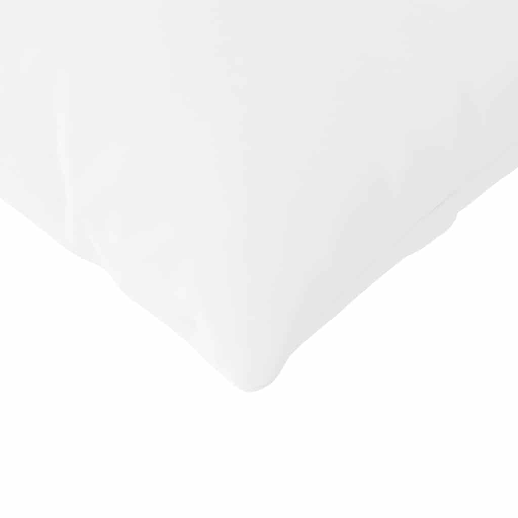 Kanapé párnák 2 pcs Fehér 145 x 40 cm szövet