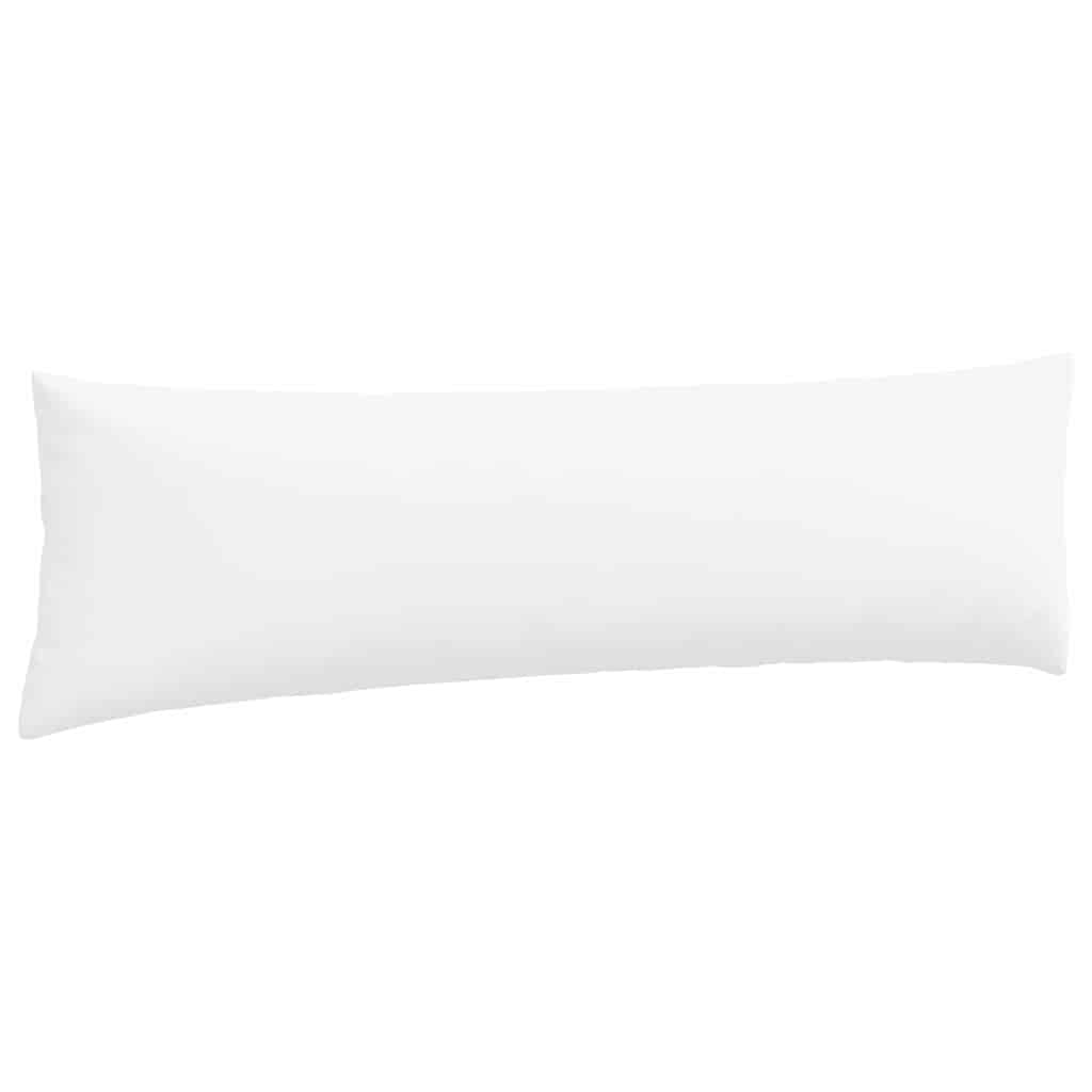 Kanapé párnák 2 pcs Fehér 145 x 40 cm szövet