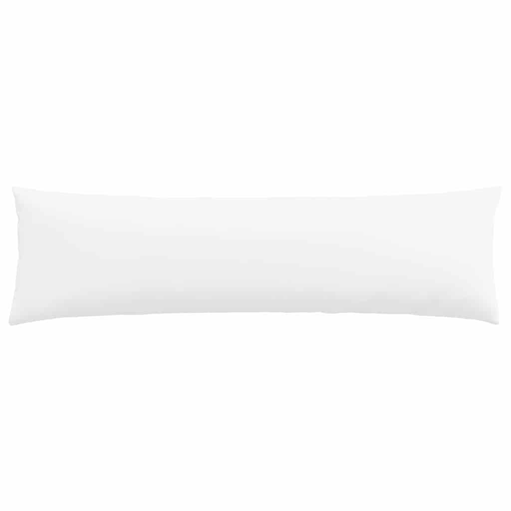 Kanapé párnák 2 pcs Fehér 145 x 40 cm szövet