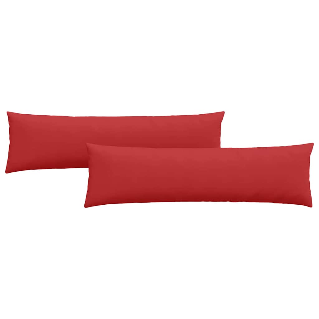 Kanapé párnák 2 pcs Piros 145 x 40 cm szövet