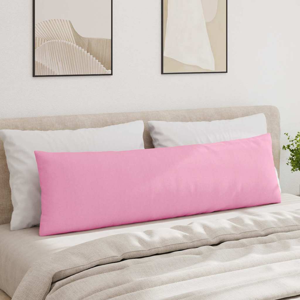 Kanapé párnák 2 pcs Rózsaszín 145 x 40 cm szövet
