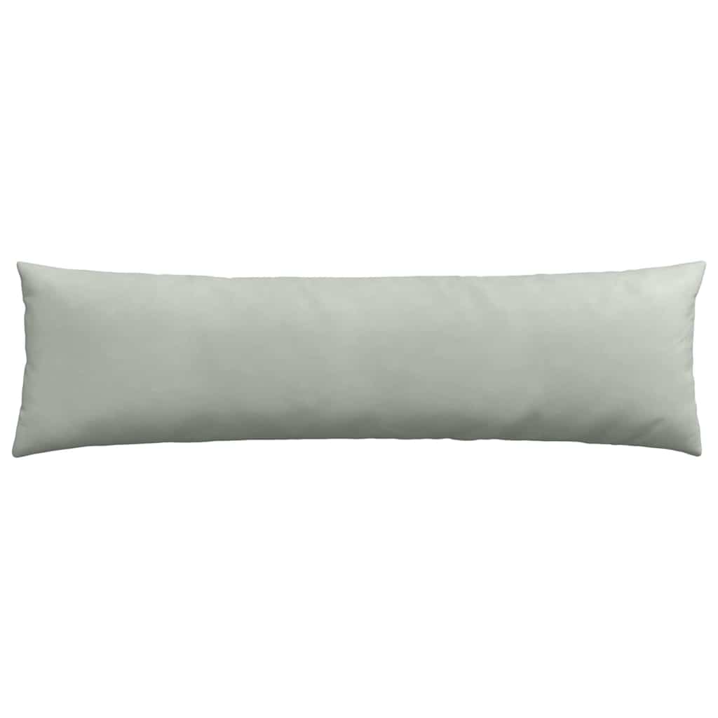 Kanapé párnák 2 pcs Világosszürke 145 x 40 cm Bársonyos szövet
