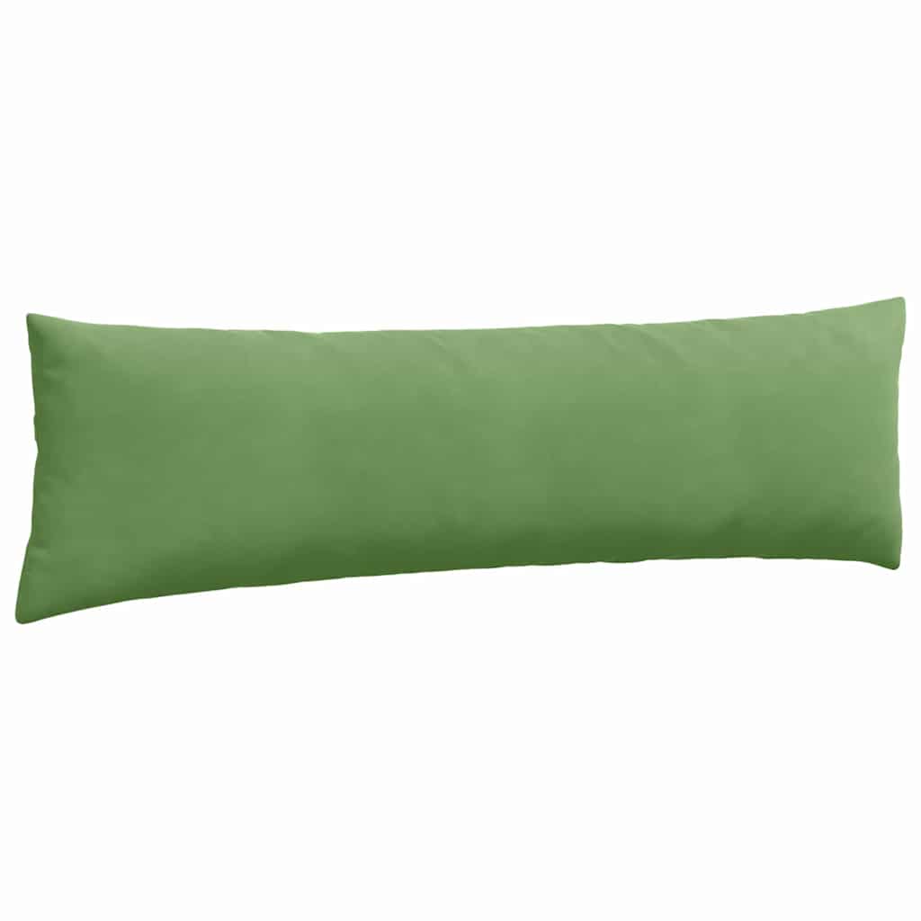 Kanapé párnák 2 pcs Világos zöld 145 x 40 cm Bársonyos szövet