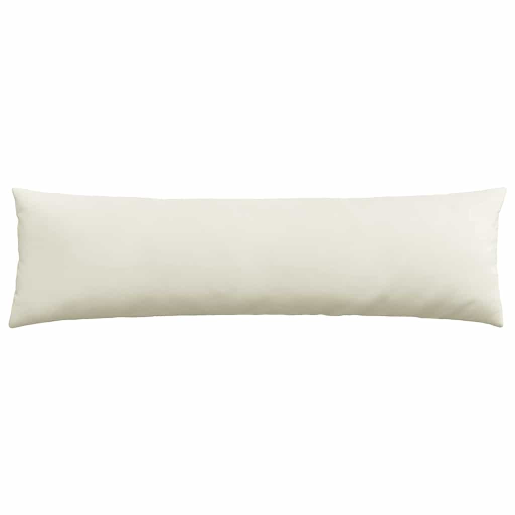 Kanapé párnák 2 pcs Krém 145 x 40 cm Bársonyos szövet