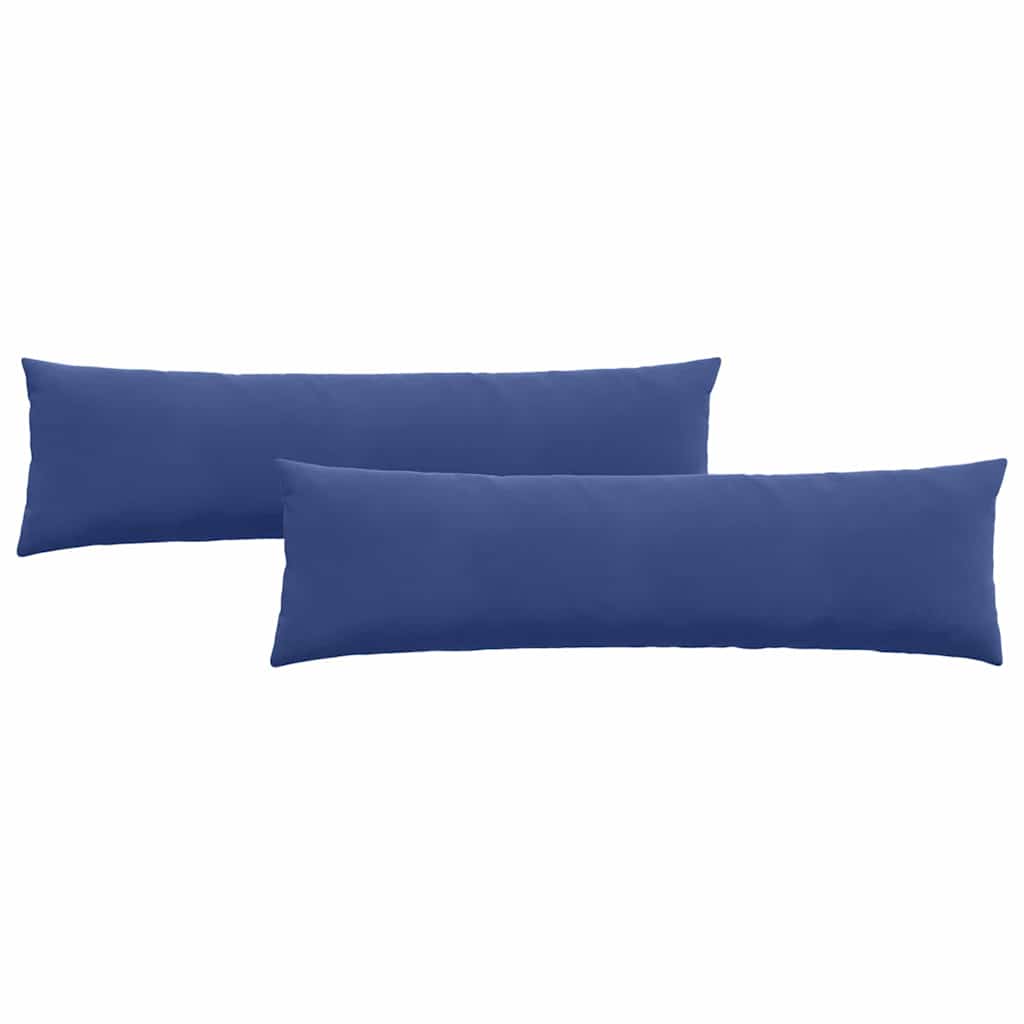 Kanapé párnák 2 pcs Rendőrségi kék 145 x 40 cm Bársonyos szövet