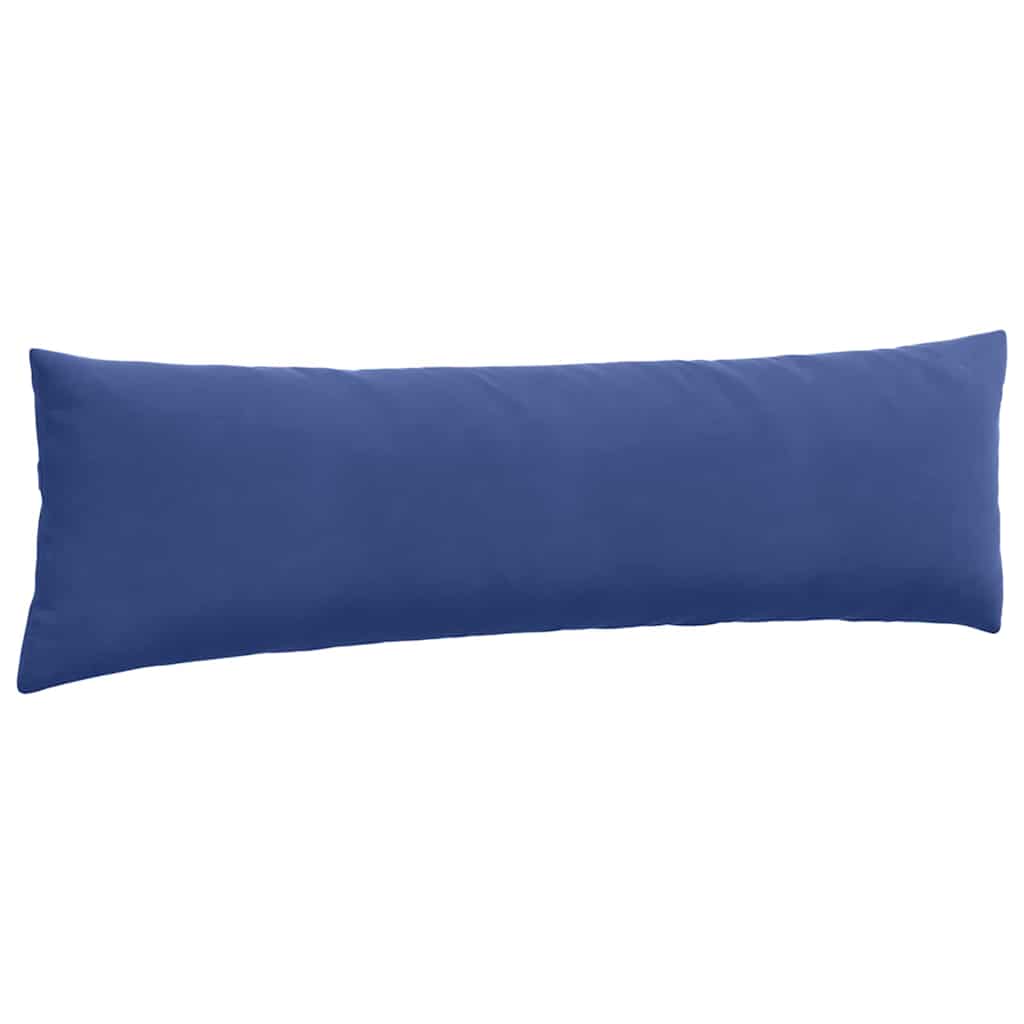 Kanapé párnák 2 pcs Rendőrségi kék 145 x 40 cm Bársonyos szövet