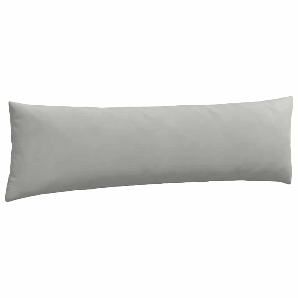 Kanapé párnák 2 pcs Világosszürke 145 x 40 cm szövet