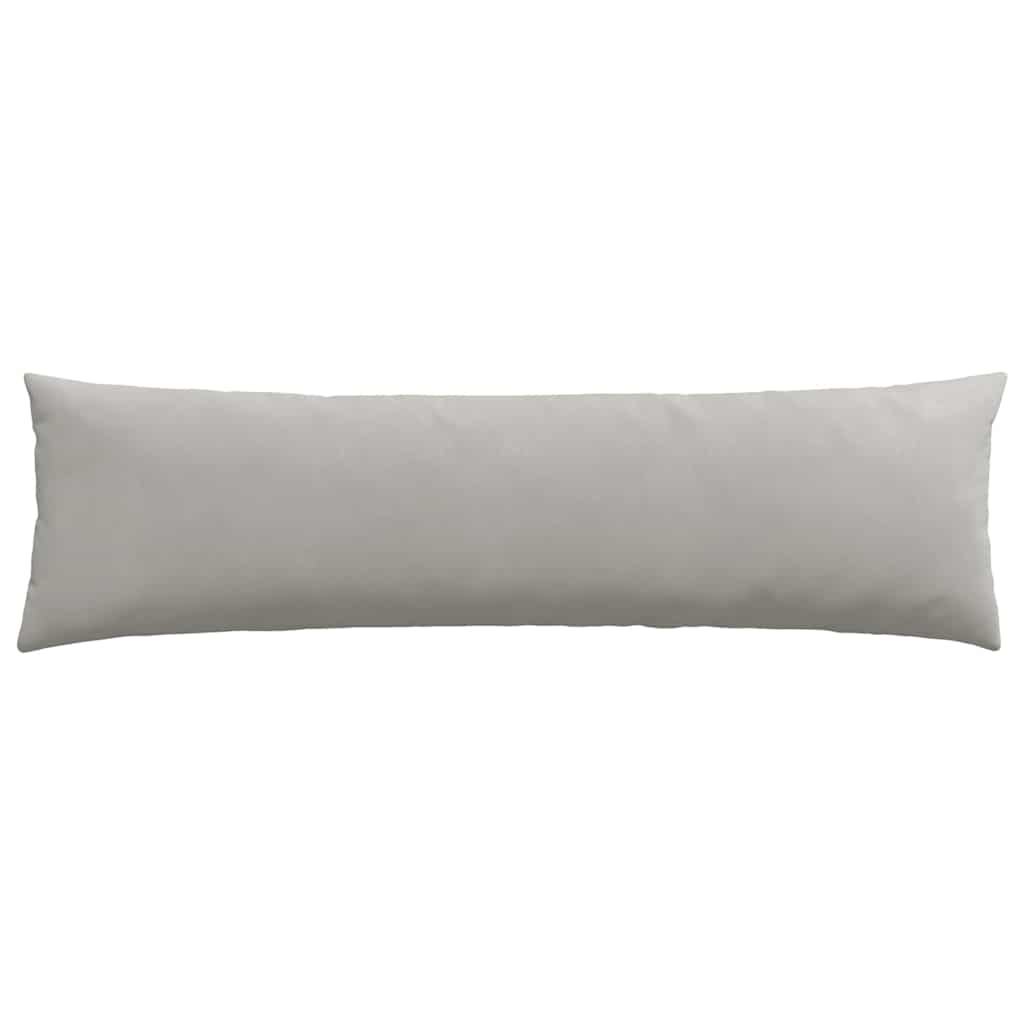Kanapé párnák 2 pcs Világosszürke 145 x 40 cm szövet