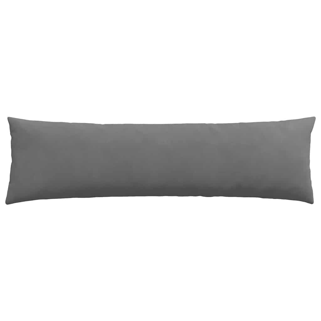 Kanapé párnák 2 pcs Sötétszürke 145 x 40 cm szövet