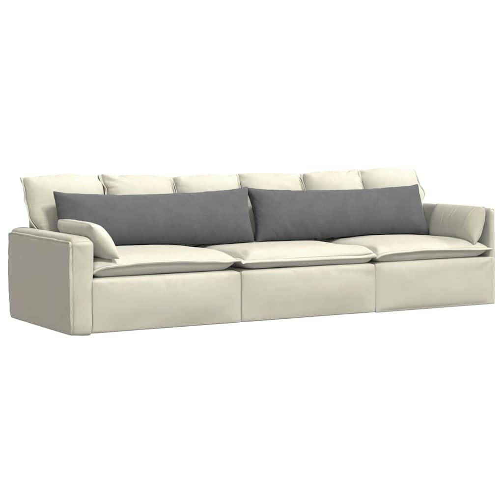 Kanapé párnák 2 pcs Sötétszürke 145 x 40 cm szövet