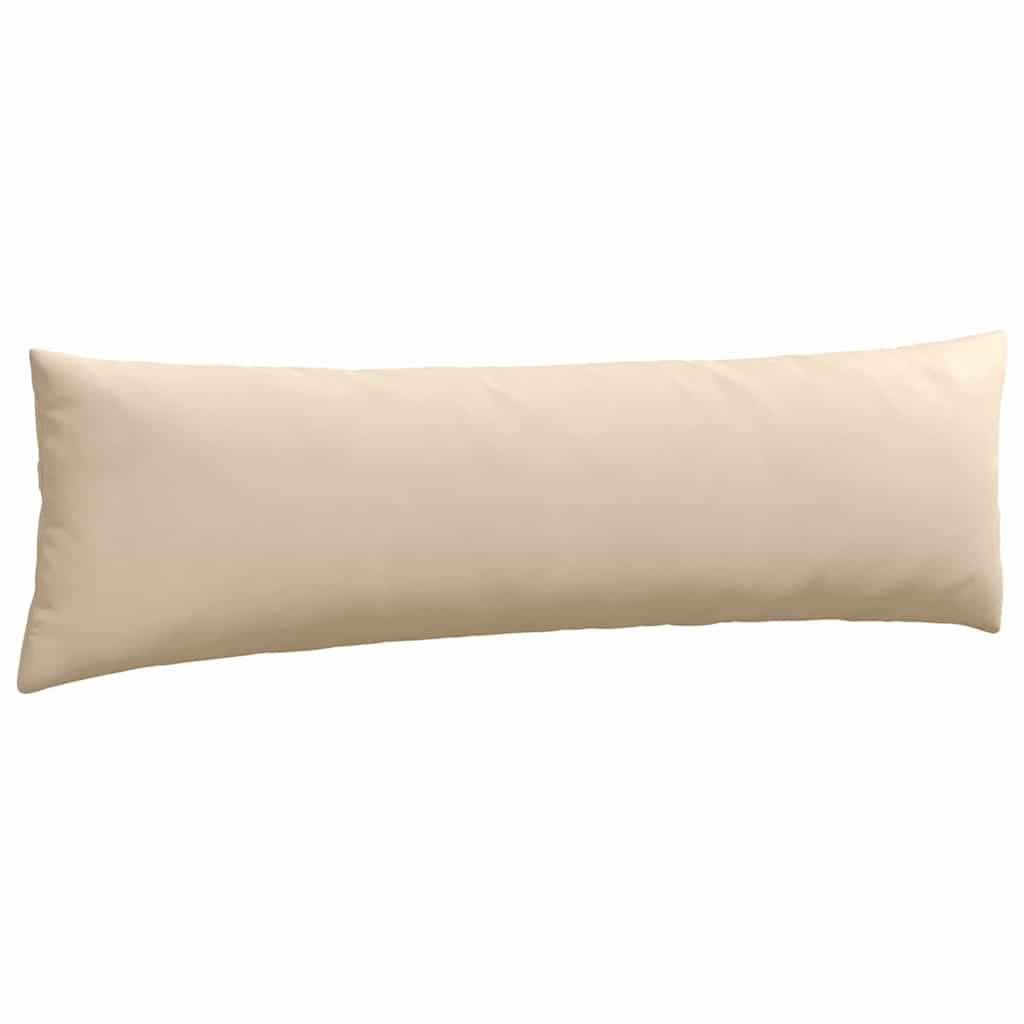 Kanapé párnák 2 pcs Krém 145 x 40 cm szövet