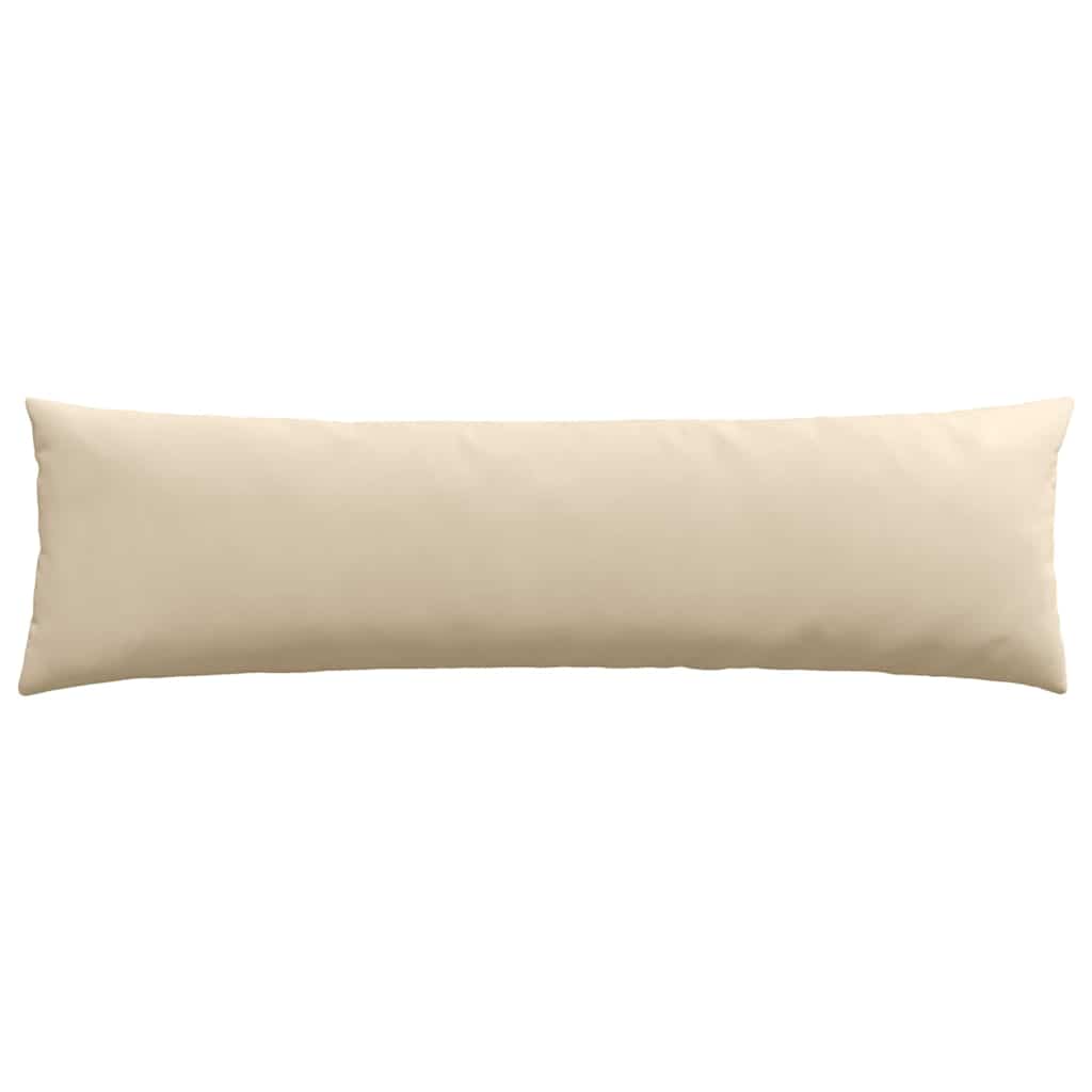 Kanapé párnák 2 pcs Krém 145 x 40 cm szövet