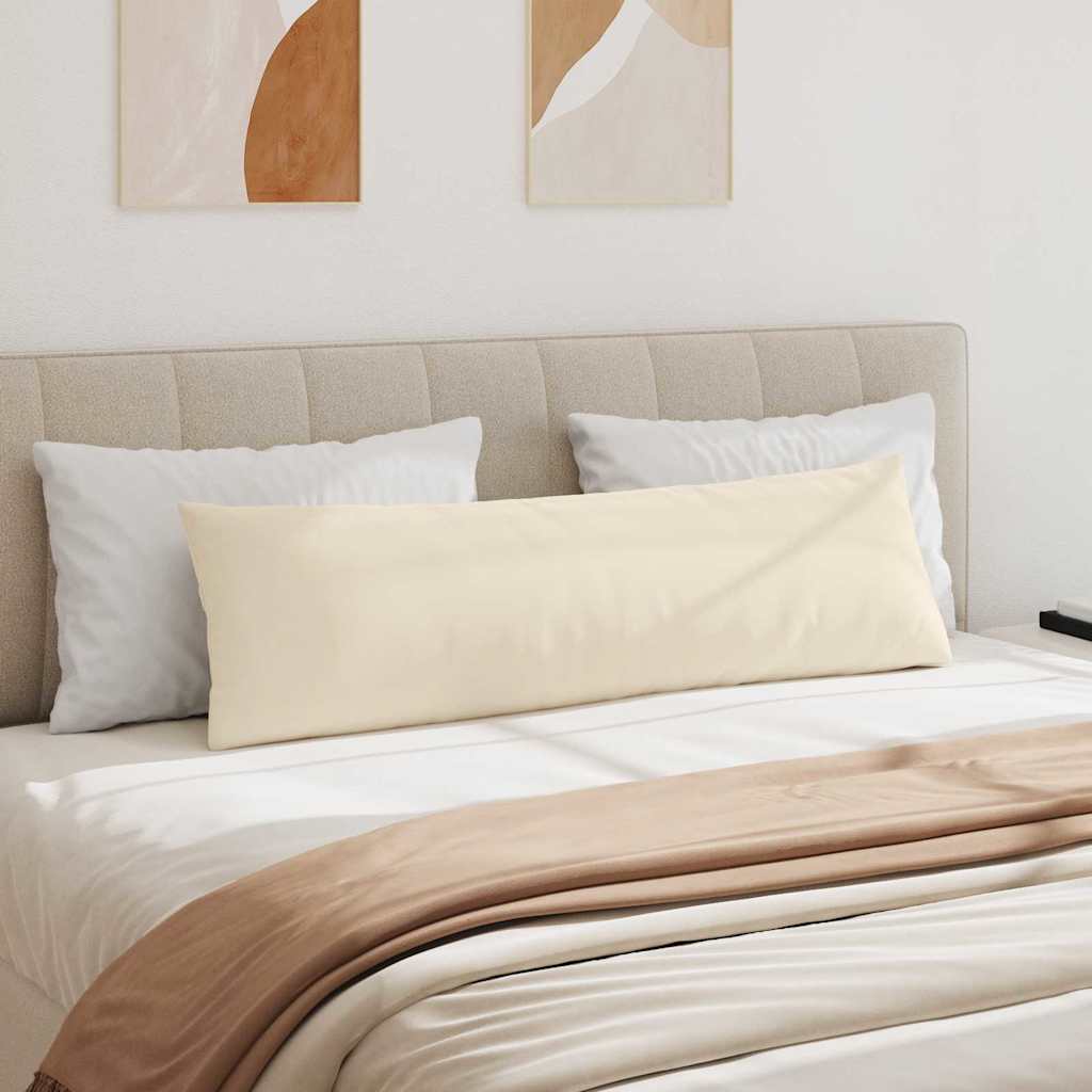 Kanapé párnák 2 pcs Bézs 145 x 40 cm szövet