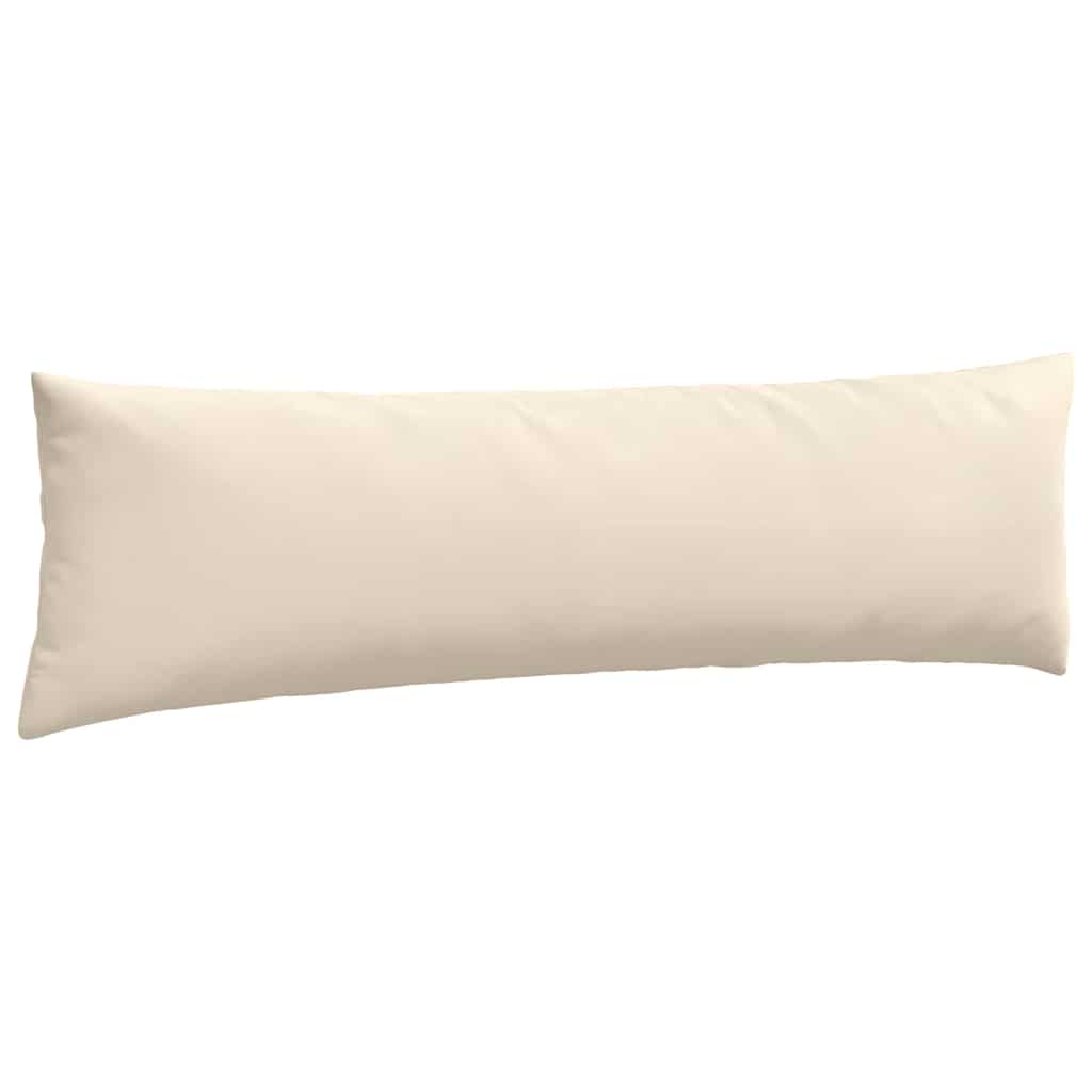 Kanapé párnák 2 pcs Bézs 145 x 40 cm szövet