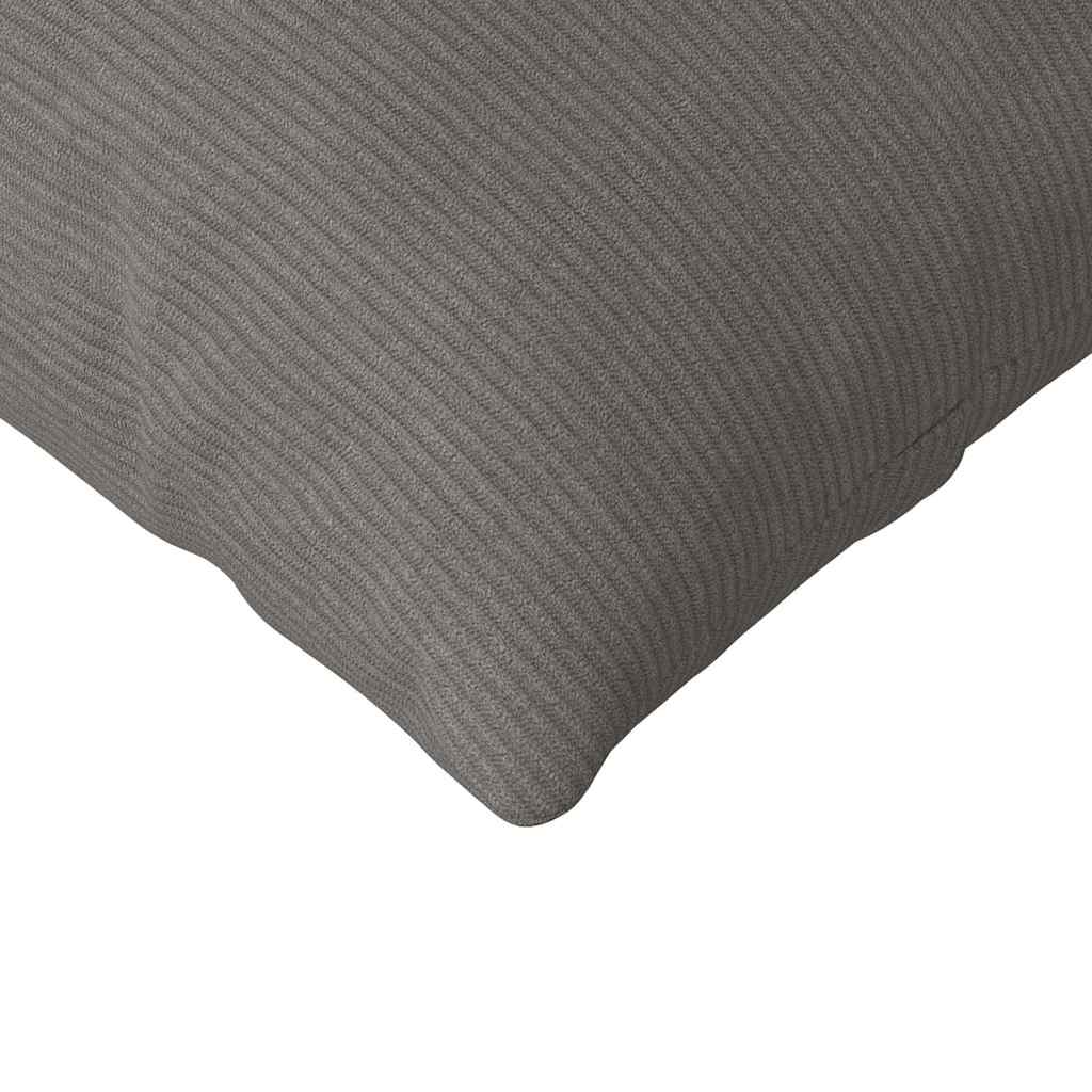 Kanapé párnák 2 pcs Világosszürke 145 x 40 cm Bársonyos szövet