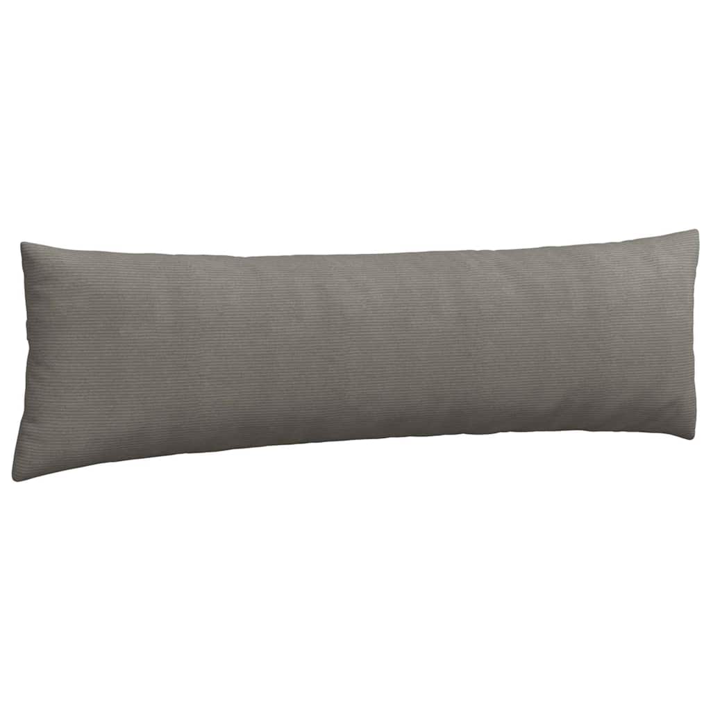 Kanapé párnák 2 pcs Világosszürke 145 x 40 cm Bársonyos szövet