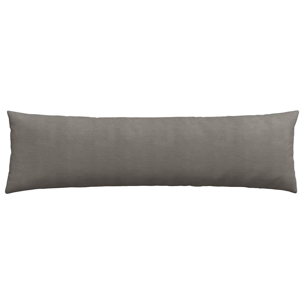 Kanapé párnák 2 pcs Világosszürke 145 x 40 cm Bársonyos szövet