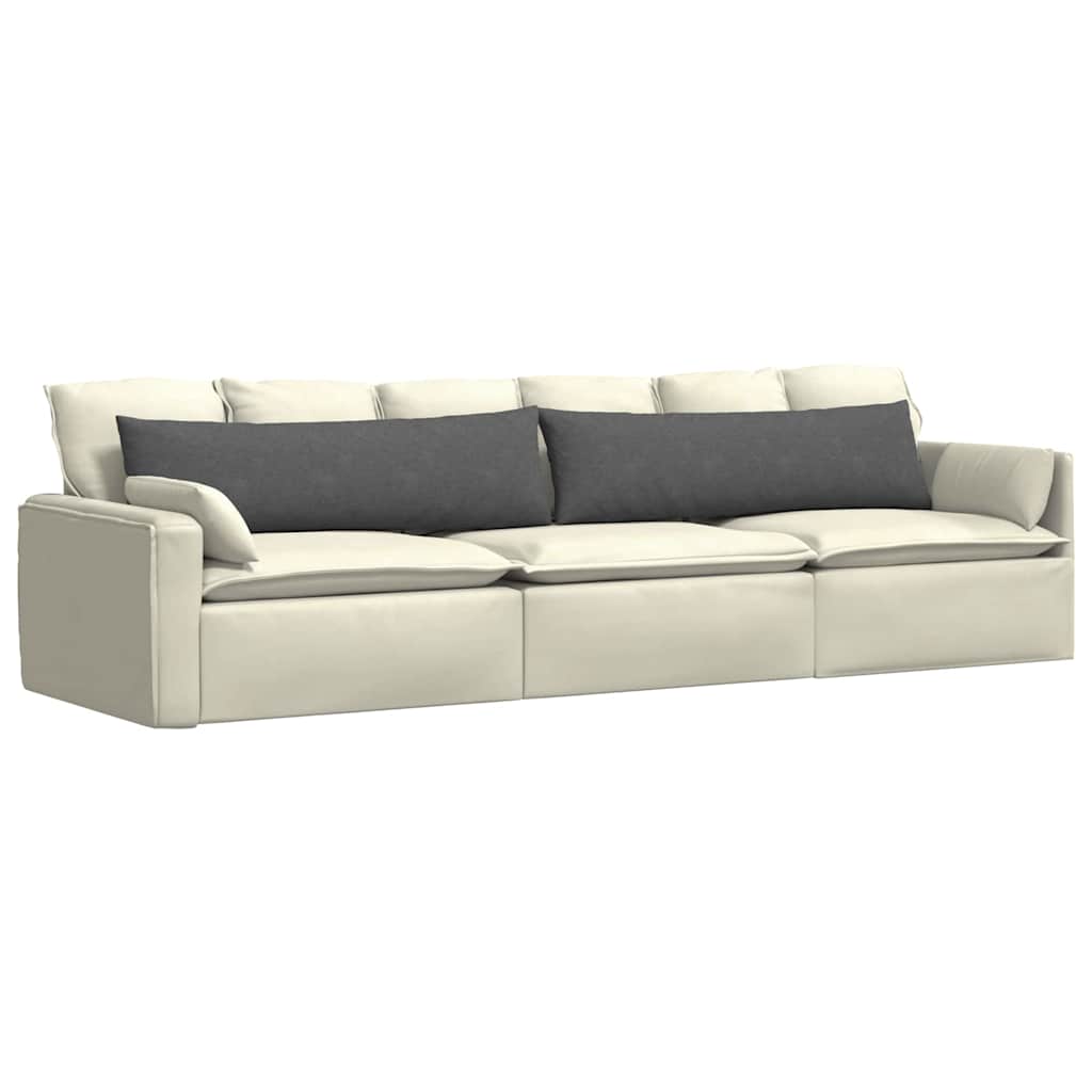 Kanapé párnák 2 pcs Sötétszürke 145 x 40 cm Bársonyos szövet