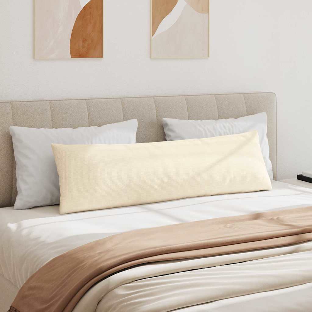 Kanapé párnák 2 pcs Krém 145 x 40 cm Bársonyos szövet