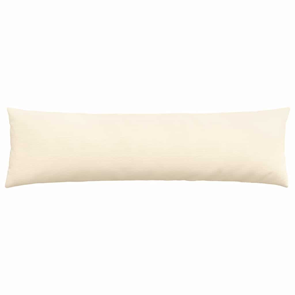 Kanapé párnák 2 pcs Krém 145 x 40 cm Bársonyos szövet