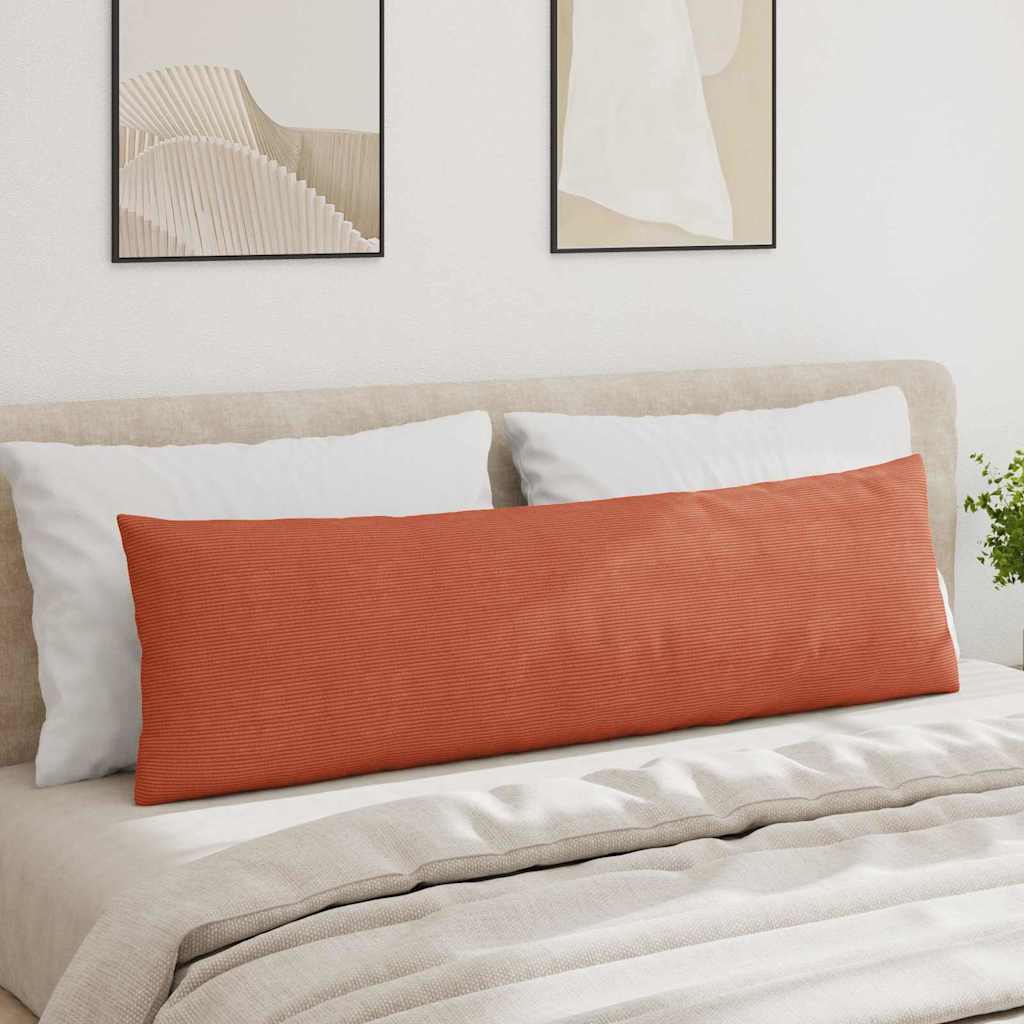Kanapé párnák 2 pcs Piros Narancs 145 x 40 cm Bársonyos szövet