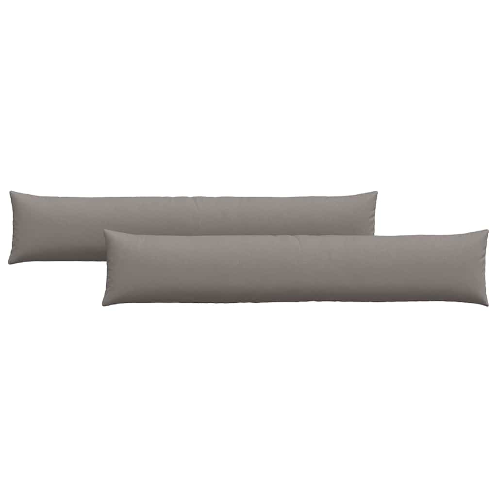 Kanapé párnák 2 pcs Tópszínű 200 x 40 cm szövet