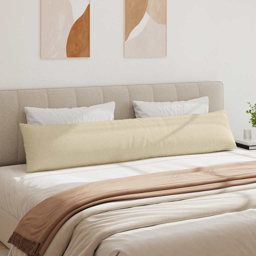 Kanapé párnák 2 pcs Krém 200 x 40 cm szövet