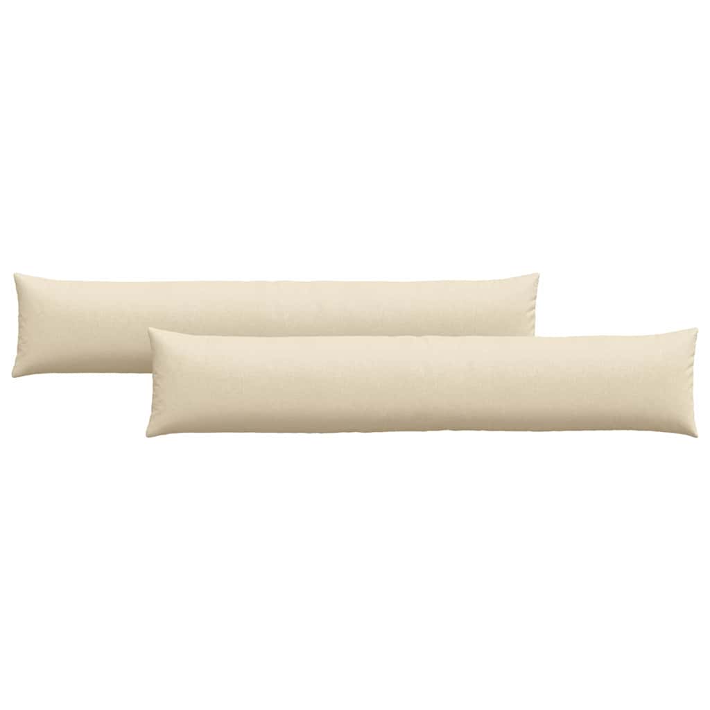 Kanapé párnák 2 pcs Krém 200 x 40 cm szövet