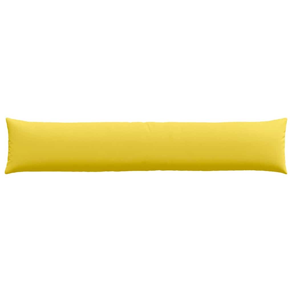 Kanapé párnák 2 pcs Világos sárga 200 x 40 cm szövet