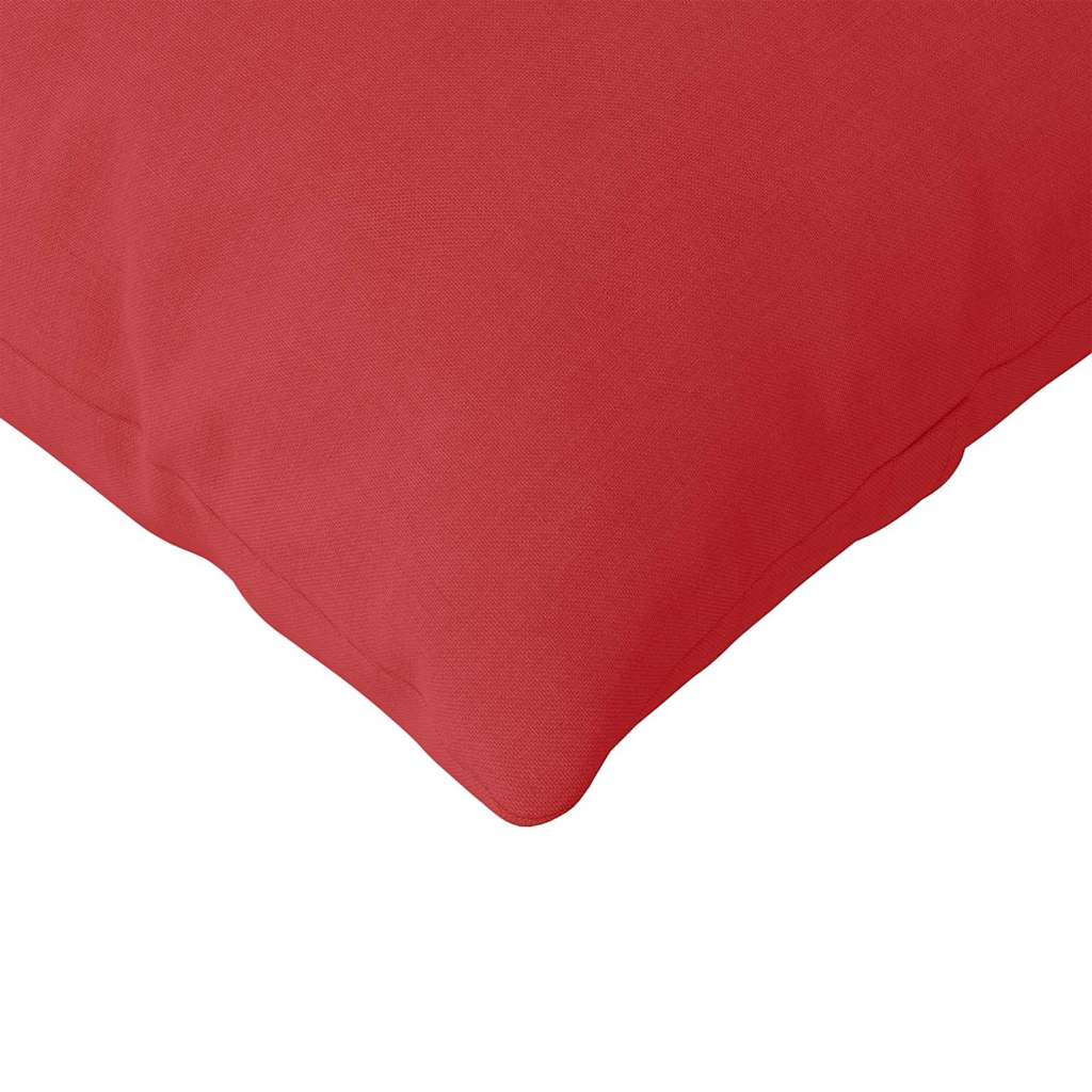 Kanapé párnák 2 pcs Piros 200 x 40 cm szövet