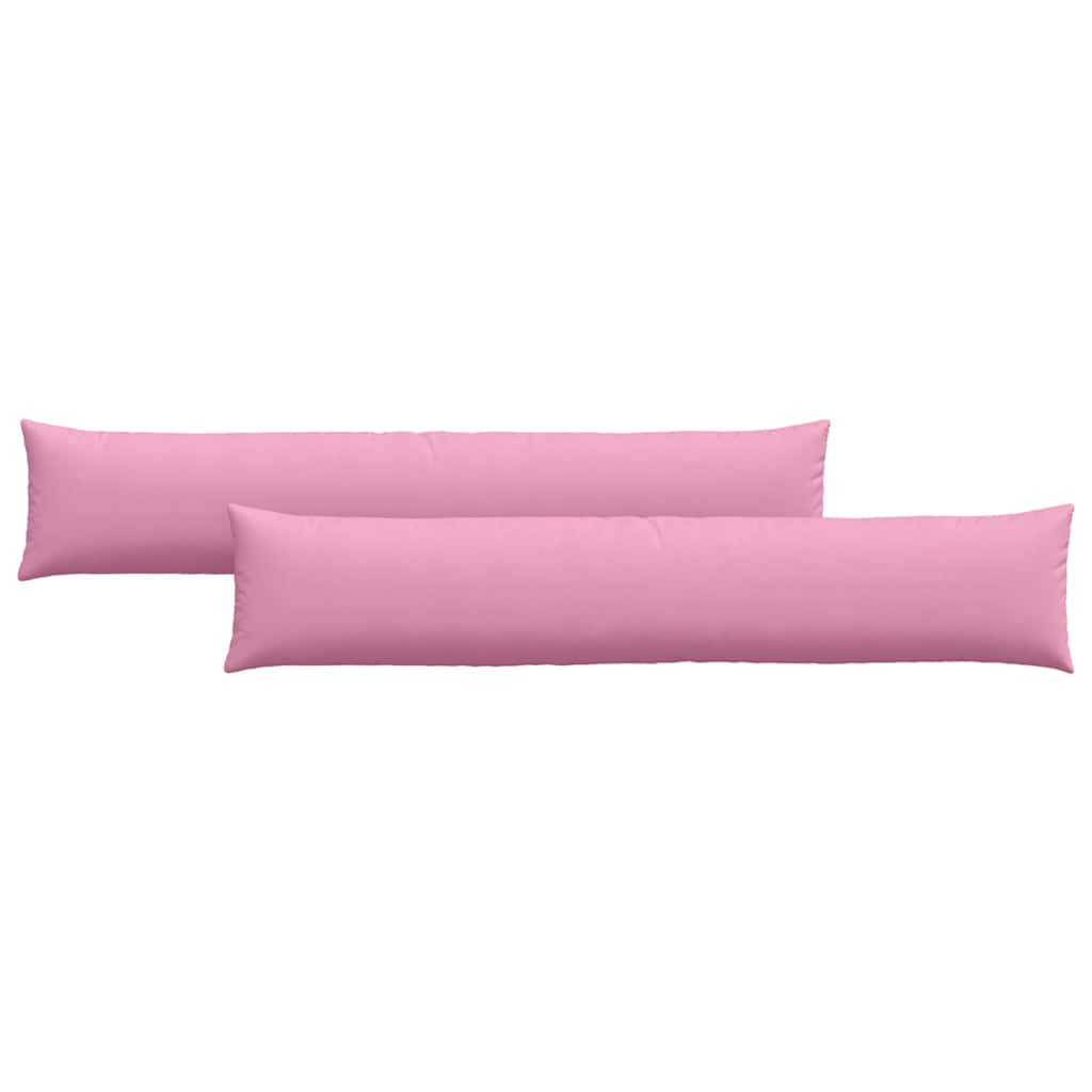 Kanapé párnák 2 pcs Rózsaszín 200 x 40 cm szövet
